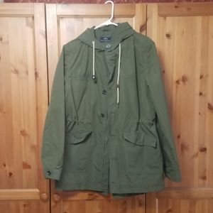 Green Rain Jacket